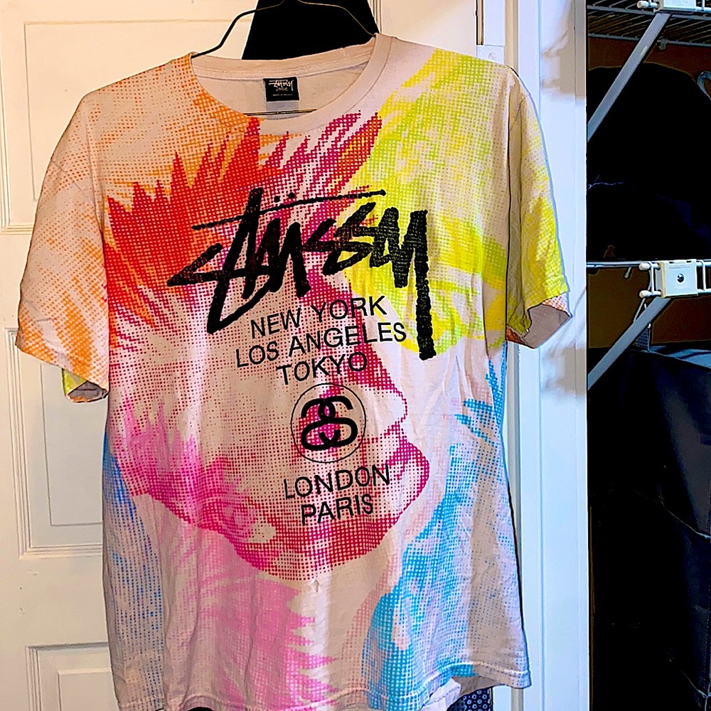 OG {{[$tU$$¥]}} tie dye tee* Original*authentic*vintage*Art*streetwear*bE<yoU